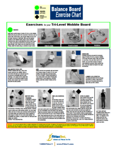 fitterfirst Balance Board Exercise Chart Page 1